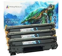 Printing Pleasure 3 Compatible Canon CRG 726 Cartouches de Toner pour Canon LBP-6200D LBP-6200DW LBP-6230D LBP-6230DW - Noir, Grande Capacité