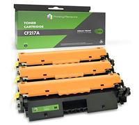 Printing Pleasure 3 Compatible CF217A 17A [avec Puce] Cartouches de Toner pour HP Laserjet Pro MFP M130nw M130fn M130fw M130a M102a M102w - Noir, Grande Capacité (1.600 Pages)