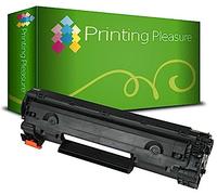 Printing Pleasure Compatible CB436A 36A Cartouche de Toner pour HP Laserjet P1505 P1505N P1506 M1120MFP M1120N M1520 M1522MFP M1522N M1522NF - Noir, Grande Capacité