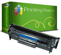 Printing Pleasure Compatible Q2612A FX-10 703 Cartouche de Toner pour HP Laserjet 1010 1012 1015 1018 1020 1022 3010 3015 3020 3030 3050 Canon LBP2900 LBP2900i LBP3000 MF4120 - Noir, Grande Capacité
