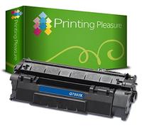Printing Pleasure Compatible Q7553X 53X Cartouche de Toner pour HP Laserjet P2015 P2015D P2015DN P2015N P2015X P2010 P2012 P2013 P2014 P2014DN P2014X M2727 M2727NF M2727NFS MFP - Noir, Grande Capacité