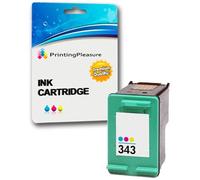 Printing Pleasure Couleur Cartouche d'encre Compatible pour HP OfficeJet 100 150 Mobile 6210 7310 H470 K7100 PSC 1610 2355 DeskJet 460c 5740 Photosmart 8150 C3180 | Remplacement pour HP 343 (C8766EE)