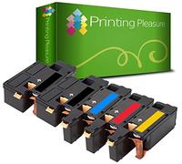 Printing Pleasure Pack 5 Toner Laser Compatible pour Dell 1250, 1250c, 1350, 1350cn, 1350cnw, 1355, 1355cn, 1355cnw, C1760, C1760nw, C1765, C1765nf, C1765nfw, C17XX