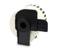 Printing Saver 20 Remplacement Étiquettes Brother DK 22205 Blanches Continues Compatibles avec les Imprimantes d'étiquettes Brother QL-700 710W 500 550 (62 mm x 30,48 m)