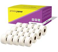 Printing Saver 20x 11355 19 x 51 mm Compatibles Étiquettes Multi-usages (500 Étiquettes par Rouleau) pour Dymo LabelWriter 310 320 330 4XL 400 450 Turbo/Twin Turbo/Duo & Seiko SLP Etiqueteuses