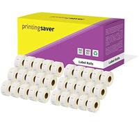 Printing Saver 30x S0929120 25 x 25 mm Compatibles Étiquettes multi-usages carrées (750 Étiquettes par Rouleau) pour Dymo LabelWriter 330 4XL 400 450 Turbo/Twin Turbo/Duo Seiko