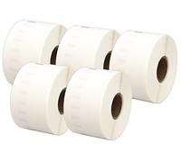 Printing Saver 5x 11356 89 x 41 mm Compatibles Étiquettes Badge Nominatif (300 Étiquettes par Rouleau) pour Dymo LabelWriter 310 320 330 4XL 400 450 Turbo/Twin Turbo/Duo & Seiko SLP Etiqueteuses