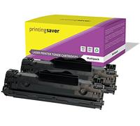 Printing Saver CB435A 35A 2X Compatibles Cartouches de Toner pour HP LaserJet P1005, P1006, P1007, P1008, P1009 imprimantes
