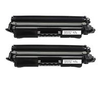 Printing Saver CF217A 17A 2X Compatibles Cartouches de Toner pour HP Laserjet Pro M102a, M102w, MFP M130nw, M130fn, M130fw, M130a (1.600 Pages)