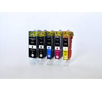 Printing Saver PGI-525 CLI-526 5 Cartouches d'encre compatibles pour Canon Pixma IP4820 IP4840 IP4850 IP4950 MG5120 MG5140 MG5150 MG5220 MG5240 MG5250 MG6120 MG6150 MG8120 MG8150 IX6520 IX6550 MX885