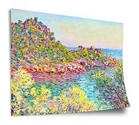 Printistico Poster en coton Claude Monet: Paysage près de Monte Carlo, impression d'art non encadrée, murale - A4, A3, A2, A1, A0, XXL - Salon, Chambre, Cuisine, Décoration