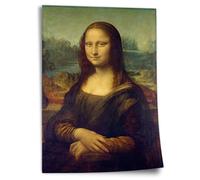 Printistico Poster en coton Léonard de Vinci: Mona Lisa, Impression d'art sans cadre, Murale - A4, A3, A2, A1, A0, XXL - Salon, Chambre, Cuisine, Décoration