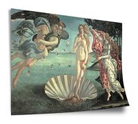 Printistico Poster en coton Sandro Boticelli: La Naissance de Vénus, Impression d'art non encadrée, Murale - A4, A3, A2, A1, A0, XXL - Salon, Chambre, Cuisine, Décoration