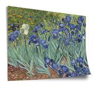 Printistico Poster en coton Vincent van Gogh: Iris (1889), Impression d'art non encadrée, Murale - A4, A3, A2, A1, A0, XXL - Salon, Chambre, Cuisine, Décoration
