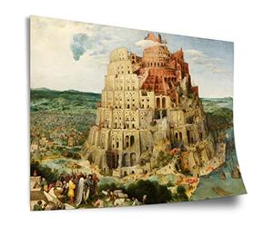 Printistico Poster Peter Bruegel l'Ancien: La Tour de Babel, impression d'art non encadrée, peinture murale - A4, A3, A2, A1, A0, XXL - salon, chambre, cuisine, décoration