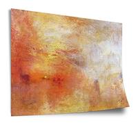 Printistico Poster William Turner: Le coucher de soleil sur le lac, impression d'art non encadrée, murale - A4, A3, A2, A1, A0, XXL - Salon, Chambre, Cuisine, Décoration