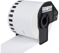 PRINTLINE étiquettes compatibles avec Brother DK-44205, papier blanc. blanc, facilement détachable 62x30,48m