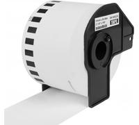 PRINTLINE étiquettes compatibles avec Brother DK-N55224, rouleau de papier blanc, non adhésif 54 x 30,48m