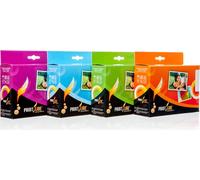PRINTLINE Multipack compatible avec Canon CLi-8/ pour IP4200, IP5200, IX4000/1 x 30 ml + 4 x 16 ml, C, M, Y, BK BK, chip