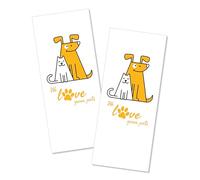Printlink Lot de 100 grands sacs en papier d'ordonnance pour animaux de compagnie - 12,7 x 5,1 x 25,4 cm - Grands sacs de pharmacie vétérinaire vétérinaire pour chiens et chats - Fournitures de