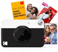 Printomatic Appareil Photo Numérique À Impression Instantanée Couleur ¿ Photos De Haute Qualité Sur Papier Autocollant Zink 2 X 3"" ¿ 5 Mp, Portable, Cadeau Créatif Pour Anniversaire, Noël ¿ Noir