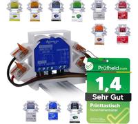 Printtastisch Shelly Support de rail DIN sans extension pour 29 Shelly Relais : Plus 1, 1 Mini Gen3, Plus 1PM, 1PM Mini Gen3, Plus 2PM, 2.5, RGBW 2, PM Gen3, Installation électrique