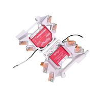 Printtastisch Support pour Relais Shelly, Lot de 2, Compatible 42 Modèles Shelly et Bornes WAGO 221, Montage sans Outil sur Rail DIN 35 mm, PETG Ininflammable 1, Fabriqué en Allemagne