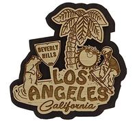 Printtoo Cadeau en Souvenir en Bois gravé en Bois de Los Angeles