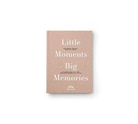 Printworks Album Photo Little Moments Big Memories, Forme de livre,Recouvert de tissu, Décoration, Design, 40 pages, Blanc