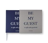 Printworks Guest Book - Grey/Navy Guest Livres Table Café Livres Home décoration intérieure