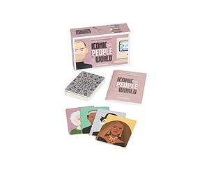 PrintWorks Jeu de mémoire Iconic People pour femme, mauve, taille unique