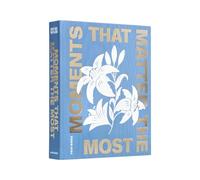 Printworks Moments that Matter the Most - Album photo 10,2 x 15,2 cm - Élégant livre de table basse bleu ciel pour photos et notes - Grand livre souvenir de 30 pages - Idée cadeau attentionnée - Bleu