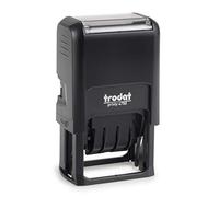Printy 4750 Tampon dateur 2 lignes Noir 40 x 23 mm