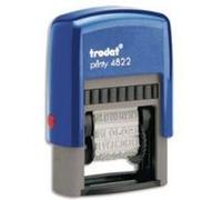 Printy 4822A BL/BL 12 formules spécial assistantes - Dim. L6,5 x H8,7 x P3 cm bleu encrage bleu G