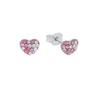 Prinzessin Lillifee Boucles d'oreilles à tige en argent sterling 925 pour filles, avec Preciosa, cœur, livrées dans un coffret cadeau