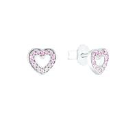 Prinzessin Lillifee boucles d'oreilles en argent sterling 925 pour fille, en partie avec une pierre précieuse,livrées dans une boîte cadeau, Idée de cadeau pour les filles