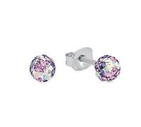 Prinzessin Lillifee Boucles D'Oreilles Enfants Argent Cristaux Mauve 2013162