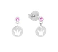Prinzessin Lillifee Boucles D'Oreilles Enfants Argent Zircon Couronne 2038743