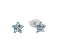 Prinzessin Lillifee Boucles d'oreilles pour enfants en argent sterling 925, avec étoile Preciosa multicolore, livrées dans un coffret cadeau