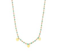 Prinzessin Lillifee Chaîne avec pendentif Acier inoxydable Filles Enfants Collier, 35+3 cm, Or, Coeur, Livré en boîte cadeau de bijoux, 2033361
