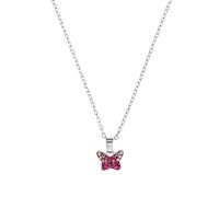Prinzessin Lillifee Collier avec pendentif en argent 925 Sterling pour enfants, avec Preciosa, 35+3 cm, argent, papillon, Livré en boîte cadeau, 2034009