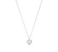 Prinzessin Lillifee Collier avec pendentif en argent 925 Sterling pour enfants, avec zirconium synthétiques, 35+3 cm, argent, S, Livré en boîte cadeau, 2027892