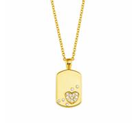 Prinzessin Lillifee Collier En Argent Doré Avec Des Cœurs Pour Filles 2027943