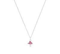 Prinzessin Lillifee Collier en argent sterling 925 pour fille, collier pour enfant, partiellement avec pierre précieuse, 35 + 3 cm, bijou à motif, cadeau pour fille et petite-fille, livré dans une