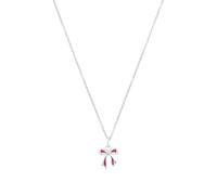 Prinzessin Lillifee Collier en argent sterling 925 pour fille, collier pour enfant, partiellement avec pierre précieuse, 35 + 3 cm, bijou à motif, cadeau pour fille et petite-fille, livré dans une