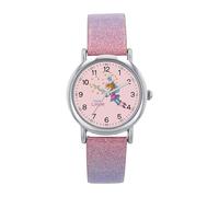 Prinzessin Lillifee Lillifee 2040170 Montre pour fille avec bracelet en cuir synthétique Rose Étanche 3 bar Idée cadeau