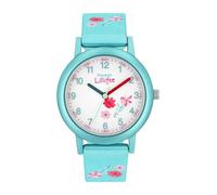 Prinzessin Lillifee Montre-bracelet à quartz analogique pour filles, avec bracelet en textile, étanche à 3 bars, livrée dans un coffret cadeau