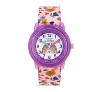 Prinzessin Lillifee Montre Fille Quartz Analogique Bracelet Textile Violet 3 Bar Etanche 2100376 Livré dans Un Coffret Cadeau