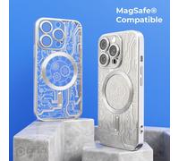 prio élégant étui pour portable MAG pour iPhone 14 argenté