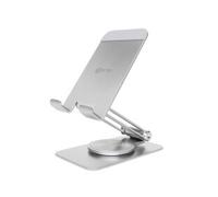 prio support métallique pivotant pour téléphone / support de téléphone portable 360 argent